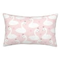 thumbnail image 1 of Kdxio Cotton Pillow Cases 14"x20" Pillowcases,Soft and Breathable Bedroom Pillow Cases-Swan1-No Pillow Core, 1 of 5