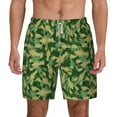 thumbnail image 1 of Kdxio Crayfish Army Print Men'S Swim Trunks With Compression Liner 7 Inch Inseam Quick Dry Swim Shorts, 1 of 7