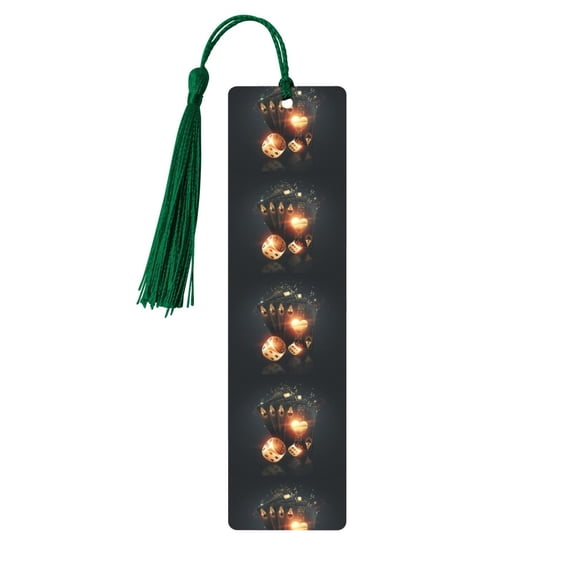 Kdxio Creative Poker Print Metal Tassel Bookmarks,Perfect Gift for Art Lovers and Bookworms Metal Bookmarks for Women