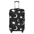 thumbnail image 1 of Kdxio Crescent and Stars Pattern Luggage Cover for Travel,Elastic and Durable,Fits 18-32 Inch,-No luggage included, 1 of 8