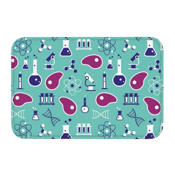 Kdxio Cultured Meat Science,16" x 24", Non-Slip Front Door Mats,Outdoor Welcome Mat Washable