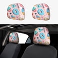thumbnail image 1 of Kdxio Cupcakes and Donuts Pattern Print 2 Piece Car Head Rest Covers Set Auto Front/Rear Seats Headrest Cover Universal Fit Most Cars,Sedan, SUV, 1 of 9
