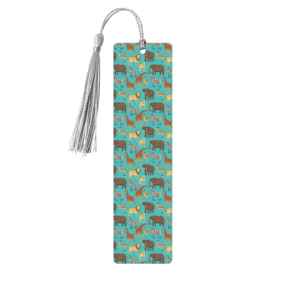 Kdxio Cute Animals Print Metal Tassel Bookmarks,Perfect Gift for Art Lovers and Bookworms Metal Bookmarks for Women