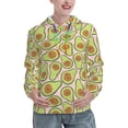 thumbnail image 1 of Kdxio Cute Avocado Print Womens Oversized Hoodies Sweatshirts Hooded Pullover Tops Sweaters Casual-X-Large, 1 of 7