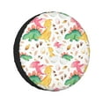 thumbnail image 1 of Kdxio Cute Baby Dinosaurs for Tire Cover Wheel Protectors Tyre Covers Weatherproof Wheel Covers Universal Fit for Trailer Rv SUV Truck Camper Travel Trailers 16 inch, 1 of 8