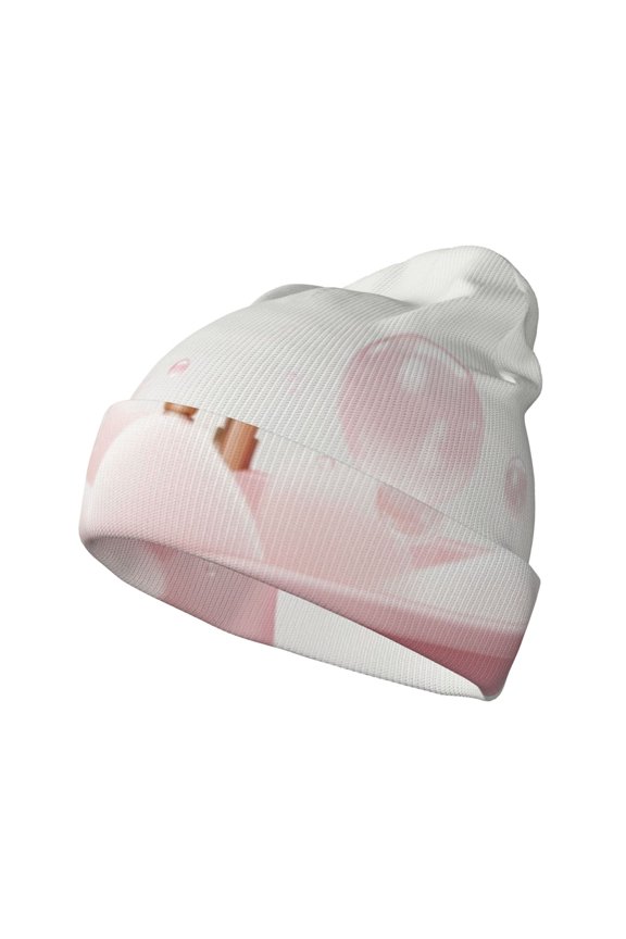 Cute Bathtub Winter Beanie for Men Women Beanie Knit Hat Cuffed Cap Beanie Knit Chunky Snow Cap