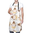 thumbnail image 1 of Kdxio Cute Bee Gnome Apron with Pockets Adjustable Kitchen Aprons for Men Women Waterproof Aprons for Cooking,Drawing,Crafting, Baking Household Cleaning, 1 of 8