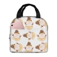 thumbnail image 1 of Kdxio Cute Bee Gnome Print Insulated Lunch Bag,Reusable Tote Lunch Box for Women Men,Leakproof Cooler Lunch Bags for Work Office Travel Picnic, 1 of 6