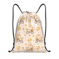 thumbnail image 1 of Kdxio Cute Bee Gnome1 Print Drawstring Backpack Bag,Waterproof Draw String Back Sack, Gym Drawstring Bags Swim Bag For Unisex, 1 of 9