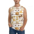 thumbnail image 1 of Kdxio Cute Bee Gnome2 for Men's Muscle T-shirt,Sleeveless for Workout Running Athletic Gym Lounge Casual, 1 of 7