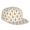 thumbnail image 1 of Kdxio Cute Carrot Print Print Snapback Hat for Men Women,Adjustable Baseball Cap, 1 of 7
