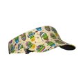 thumbnail image 1 of Kdxio Cute Cartoon Cactus Print Sun Visor Hat Golf Visor Adjustable Velcro Outdoor Sports Cap for Men Women, 1 of 6