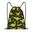 thumbnail image 1 of Kdxio Cute Cartoon Dinosaurs Print Drawstring Backpack Bag,Waterproof Draw String Back Sack, Gym Drawstring Bags Swim Bag For Unisex, 1 of 9