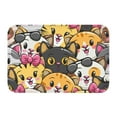 thumbnail image 1 of Kdxio Cute Cat Cartoon,16" x 24", Non-Slip Front Door Mats,Outdoor Welcome Mat Washable, 1 of 9