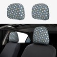 thumbnail image 1 of Kdxio Cute Cats And Dogs Pattern Print 2 Piece Car Head Rest Covers Set Auto Front/Rear Seats Headrest Cover Universal Fit Most Cars,Sedan, SUV, 1 of 9