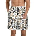 thumbnail image 1 of Kdxio Cute Cats Pattern Mens Casual Shorts - Drawstring Summer Beach Sports Shorts for Men, 1 of 9