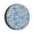 thumbnail image 1 of Kdxio Cute Chickens and Flowers for Tire Cover Wheel Protectors Tyre Covers Weatherproof Wheel Covers Universal Fit for Trailer Rv SUV Truck Camper Travel Trailers 17 inch, 1 of 8