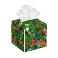 thumbnail image 1 of Kdxio Cute Christmas Stocking Bear Print Tissue Box Cover,Square Decorative PU Leather Facial Paper Case Organizer Holder Dispenser for Bathroom,Night Stands,Desk,Car 5.2''X5.2''X5.2'', 1 of 6