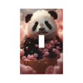 thumbnail image 1 of Kdxio Cute Cloud Panda Decorator Light Switch or Receptacle Outlet Wall Plate Decorator Wall Plate Child Safe Outlet Cover-Style T, 1 of 6
