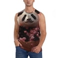 thumbnail image 1 of Kdxio Cute Cloud Panda for Men's Muscle T-shirt,Sleeveless for Workout Running Athletic Gym Lounge Casual, 1 of 5