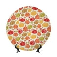 thumbnail image 1 of Kdxio Cute Colorful Pumpkins Bone China Decorative Plate Ceramic Decorative Plate for Home Office Wall Stand Decorative Plates for Home Bedroom-10in, 1 of 6