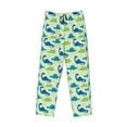 thumbnail image 1 of Kdxio Cute Dinosaur Blue Green Print Men's Sleep Pajama Pant Lounge Pants with Pockets, 1 of 8
