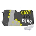 thumbnail image 1 of Kdxio Cute Dinosaur Print Windshield Sun Shade,UV Rays and Sun Heat Protection,Sunshade for Car Windshield,Car Shade Front Windshield - Small, 1 of 6
