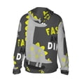 thumbnail image 1 of Kdxio Cute Dinosaur Skate Print Women Men Sun Protection UPF 50+ Jackets Zip Up Long Sleeve Hoodie Hiking Lightweight with Pockets, 1 of 7