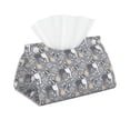 thumbnail image 1 of Kdxio Cute Dog And Flowers Print Tissue Box Cover,Modern PU Leather Rectangular Tissue Box Holder for Bathroom Living Room Bedroom Office Desk Car Home, 1 of 9