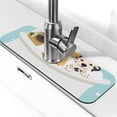 thumbnail image 1 of Kdxio Cute Dog In Bathtub Pattern Non-Slip Diatom Mud Faucet Drain Pad,Self Absorbent Mat for Kitchen Sink for Variety Kitchen & Bathroom Countertops, 1 of 7