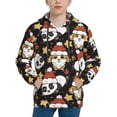 thumbnail image 1 of Kdxio Cute Dog Panda Pattern Boys Athletic Unisex Boys Girls Hoodie with Pocket Sweatshirts-Medium, 1 of 6