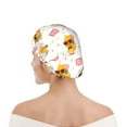 thumbnail image 1 of Kdxio Cute Duck Print Shower Cap for Women,Elastic and Reusable,Double Waterproof Layers Bathing Hat, 1 of 6