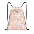 thumbnail image 1 of Kdxio Cute Ducks In Hats Print Drawstring Backpack Bag,Waterproof Draw String Back Sack, Gym Drawstring Bags Swim Bag For Unisex, 1 of 5