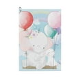 thumbnail image 1 of Kdxio Cute Elephant Pattern Golf Towel (24" X 16") with Carabiner Clip - The Convenient Golf Cleaning Towel, 1 of 8