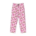 thumbnail image 1 of Kdxio Cute Flamingo Print Men's Sleep Pajama Pant Lounge Pants with Pockets, 1 of 8