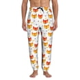 thumbnail image 1 of Kdxio Cute Fox with Heart Pattern Joggers,Sweatpants for Men with Pockets-X-Large, 1 of 5
