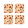 thumbnail image 1 of Kdxio Cute Foxes Funny Coasters,4 Pcs Leather Coasters,Housewarming Gifts,Protect Furniture from Water Marks Scratch and Damage, 1 of 1