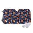 thumbnail image 1 of Kdxio Cute Foxes Print Windshield Sun Shade,UV Rays and Sun Heat Protection,Sunshade for Car Windshield,Car Shade Front Windshield - Small, 1 of 6