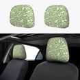 thumbnail image 1 of Kdxio Cute Frog Pattern Print 2 Piece Car Head Rest Covers Set Auto Front/Rear Seats Headrest Cover Universal Fit Most Cars,Sedan, SUV, 1 of 9