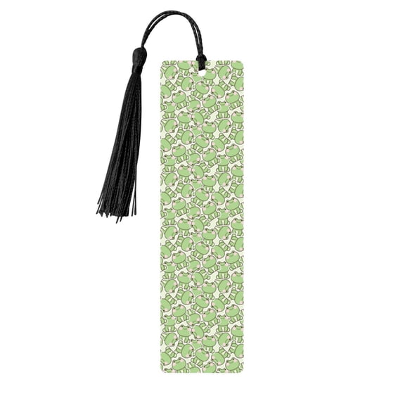 Kdxio Cute Frog Print Metal Tassel Bookmarks,Perfect Gift for Art Lovers and Bookworms Metal Bookmarks for Women