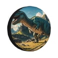 thumbnail image 1 of Kdxio Cute Green Dinosaur Blue Sky for Tire Cover Wheel Protectors Tyre Covers Weatherproof Wheel Covers Universal Fit for Trailer Rv SUV Truck Camper Travel Trailers 15 inch, 1 of 5