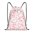 thumbnail image 1 of Kdxio Cute Hand Drawn Hearts Print Drawstring Backpack Bag,Waterproof Draw String Back Sack, Gym Drawstring Bags Swim Bag For Unisex, 1 of 9