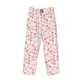 thumbnail image 1 of Kdxio Cute Hand Drawn Hearts Print Men's Sleep Pajama Pant Lounge Pants with Pockets, 1 of 8