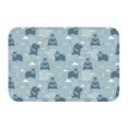 thumbnail image 1 of Kdxio Cute Hippopotamus,16" x 24", Non-Slip Front Door Mats,Outdoor Welcome Mat Washable, 1 of 9
