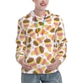 thumbnail image 1 of Kdxio Cute Ice Cream Print Womens Oversized Hoodies Sweatshirts Hooded Pullover Tops Sweaters Casual-Small, 1 of 7