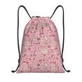 thumbnail image 1 of Kdxio Cute Love Print Drawstring Backpack Bag,Waterproof Draw String Back Sack, Gym Drawstring Bags Swim Bag For Unisex, 1 of 9
