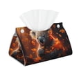thumbnail image 1 of Kdxio Cute Maple Leaf Koala Print Tissue Box Cover,Modern PU Leather Rectangular Tissue Box Holder for Bathroom Living Room Bedroom Office Desk Car Home, 1 of 6