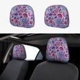 thumbnail image 1 of Kdxio Cute Nautical Pattern Print 2 Piece Car Head Rest Covers Set Auto Front/Rear Seats Headrest Cover Universal Fit Most Cars,Sedan, SUV, 1 of 9