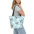 thumbnail image 1 of Kdxio Cute Panda Bear Women Reusable Grocery Bags Foldable Ripstop,Reusable Shopping Bags for Shopping,Gym,Gift, 1 of 7
