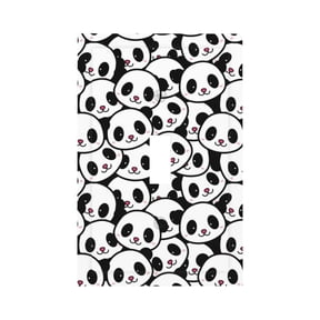 Kdxio Cute Panda Face Decorator Light Switch or Receptacle Outlet Wall Plate Decorator Wall Plate Child Safe Outlet Cover-Style T
